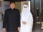 Pakistan ex-PM Imran Khan along with his wife Bushra Bibi. 