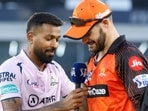 Gujarat Titans in lavender jersey Gujarat Titans in lavender jersey