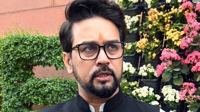 Union Minister Anurag Thakur. (ANI)