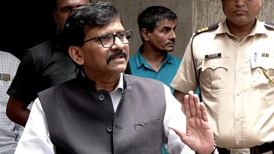 Shiv Sena (Uddhav Thackeray) leader Sanjay Raut. (ANI)