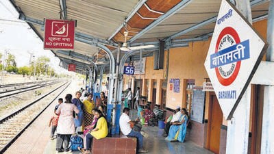 As many as 65 trains pass through Pune railway station daily and around 1.25 lakh passengers avail the facility. (REPRESENTATIVE PHOTO)