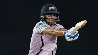 Gujarat Titans' Shubman Gill plays a shot during the Indian Premier League (IPL) Twenty20 cricket match between Gujarat Titans and Sunrisers Hyderabad (AFP) Gujarat Titans' Shubman Gill plays a shot during the Indian Premier League (IPL) Twenty20 cricket match between Gujarat Titans and Sunrisers Hyderabad (AFP)