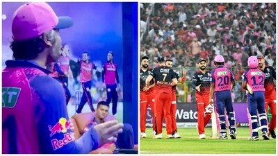 Kumar Sangakkara delivered a riveting speech after RCB's massive win over RR in the IPL 2023 (PTI- Rajasthan Royals Twitter) Kumar Sangakkara delivered a riveting speech after RCB's massive win over RR in the IPL 2023 (PTI- Rajasthan Royals Twitter)