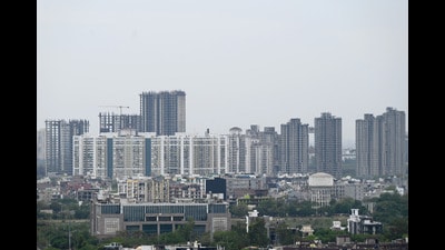 Following a building collapse in Gurugram due to weak structure in 2022, Noida apartment owners demanded safety audits. (Sunil Ghosh/HT Photo)