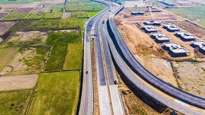 Nitin Gadkari shared images of the new 50 km long highway on Twitter. (Twitter/ @nitin_gadkari) Nitin Gadkari shared images of the new 50 km long highway on Twitter. (Twitter/ @nitin_gadkari)