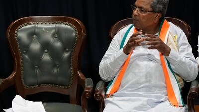 Congress party leader Siddaramaiah (AP) Congress party leader Siddaramaiah (AP)