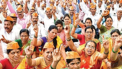 MES gave tough fight to BJP, Congress, say experts (HT PHOTO) MES gave tough fight to BJP, Congress, say experts (HT PHOTO)
