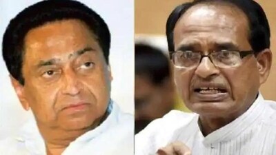 Madhya Pradesh Congress chief Kamal Nath (left) and State chief minister Shivraj Singh Chouhan (right) . (File Photos) Madhya Pradesh Congress chief Kamal Nath (left) and State chief minister Shivraj Singh Chouhan (right) . (File Photos)