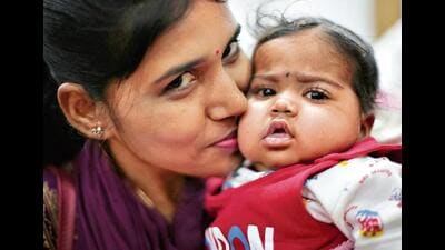 Prisha with her mother, Anjali Kumari Prisha with her mother, Anjali Kumari