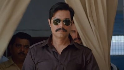 Randeep Hooda in a still from Inspector Avinash.
