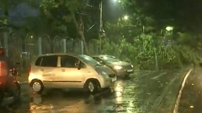 Cyclone Mocha: Rain lashes parts of Kolkata post the storm. (Twitter/ ANI) Cyclone Mocha: Rain lashes parts of Kolkata post the storm. (Twitter/ ANI)