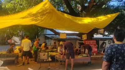 Students of the Film and Television Institute of India (FTII), 2020 batch, have undertaken an indefinite hunger strike (HT PHOTO) Students of the Film and Television Institute of India (FTII), 2020 batch, have undertaken an indefinite hunger strike (HT PHOTO)