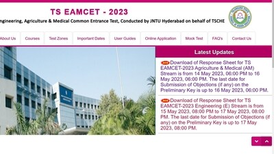 TS EAMCET 2023 Engineering Stream answer key out at eamcet.tsche.ac.in TS EAMCET 2023 Engineering Stream answer key out at eamcet.tsche.ac.in