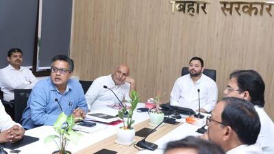 The deputy CM also stressed on the provision of scholarships for meritorious students in the review meeting. (Tejashwi Yadav | Twitter) The deputy CM also stressed on the provision of scholarships for meritorious students in the review meeting. (Tejashwi Yadav | Twitter)