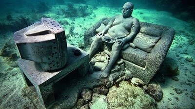 The Cancun Underwater Museum, Mexico: This museum showcases over 500 life-sized submerged sculptures, creating an otherworldly art installation that promotes marine conservation and serves as an artificial reef. Diving or snorkeling through this immersive museum offers a surreal and captivating experience. (Pinterest) The Cancun Underwater Museum, Mexico: This museum showcases over 500 life-sized submerged sculptures, creating an otherworldly art installation that promotes marine conservation and serves as an artificial reef. Diving or snorkeling through this immersive museum offers a surreal and captivating experience. (Pinterest)