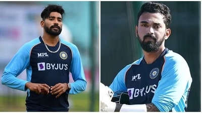Mohammed Siraj and KL Rahul Mohammed Siraj and KL Rahul