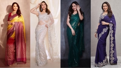 Madhuri Dixit is a Bollywood icon known for her grace, beauty, and impeccable style. (Instagram/@madhuridixitnene) Madhuri Dixit is a Bollywood icon known for her grace, beauty, and impeccable style. (Instagram/@madhuridixitnene)