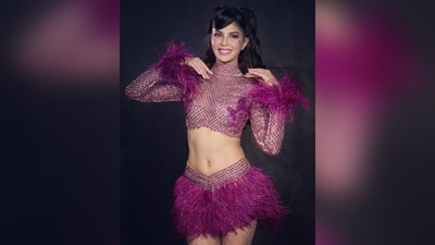 In her second look, the actress embraced a sizzling transformation by swapping her elegant organza skirt for a daring purple micro mini skirt. adorned with playful tassels all over, adding a touch of movement and allure to her ensemble. (Instagram/@jacquelinef143) In her second look, the actress embraced a sizzling transformation by swapping her elegant organza skirt for a daring purple micro mini skirt. adorned with playful tassels all over, adding a touch of movement and allure to her ensemble. (Instagram/@jacquelinef143)
