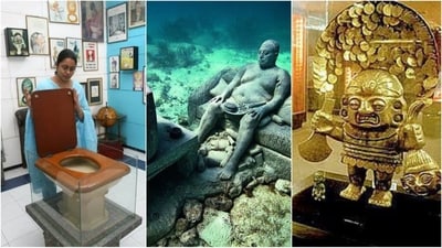 On this International Museum Day, we take a detour from the ordinary and explore the extraordinary. From toilets and phalluses to broken relationships and bad art, these offbeat museums challenge conventions and offer a glimpse into the particular aspects of human culture. Join us as we delve into the world's most peculiar museums and uncover their captivating and often bewildering exhibits. (Pinterest) On this International Museum Day, we take a detour from the ordinary and explore the extraordinary. From toilets and phalluses to broken relationships and bad art, these offbeat museums challenge conventions and offer a glimpse into the particular aspects of human culture. Join us as we delve into the world's most peculiar museums and uncover their captivating and often bewildering exhibits. (Pinterest)