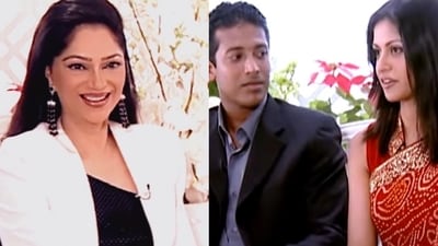Simi Garewal shared an old video of Mahesh Bhupathi and ex wife. Simi Garewal shared an old video of Mahesh Bhupathi and ex wife.