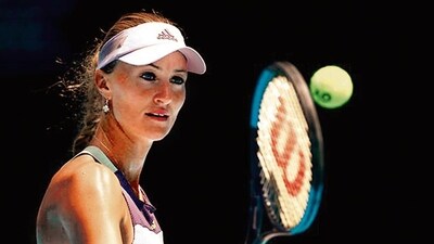 French tennis player Kristina Mladenovic (REUTERS)