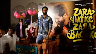 Vicky Kaushal is back with a fun family drama after his last film, Govinda Naam Mera. It is set to release in theatres on June 2. (Varinder Chawla) Vicky Kaushal is back with a fun family drama after his last film, Govinda Naam Mera. It is set to release in theatres on June 2. (Varinder Chawla)