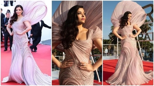 Aishwarya Rai in Guarav Gupta gown at Cannes in 2022. Aishwarya Rai in Guarav Gupta gown at Cannes in 2022.