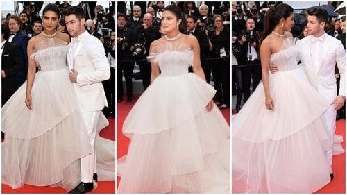 Priyanka Chopra at Cannes Film Festival 2019 with Nick Jonas. Priyanka Chopra at Cannes Film Festival 2019 with Nick Jonas.
