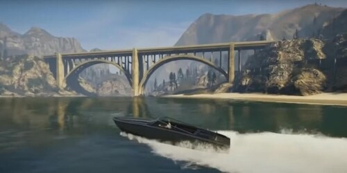 Water physic in GTA 5. (Image Credit: Rockstar Games) Water physic in GTA 5. (Image Credit: Rockstar Games)