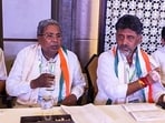 Senior Congress leaders Siddaramaiah, DK Shivakumar. (PTI) Senior Congress leaders Siddaramaiah, DK Shivakumar. (PTI)