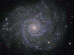 Positioned in the constellation Pisces, M74 is a spiral galaxy estimated to house around 100 billion stars. Positioned in the constellation Pisces, M74 is a spiral galaxy estimated to house around 100 billion stars.