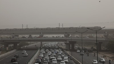 "Strong dust-raising winds prevailed over Delhi in the early hours. The wind speed dropped from 30-35 kmph to 12 kmph by 9 am and will come down further during the day, allowing the dust to settle down," Kuldeep Srivastava, the head of the IMD's regional forecasting centre said.&nbsp; (ANI)