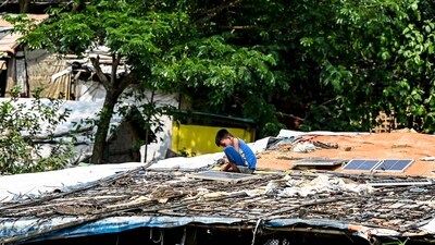 The storm was one of the worst since Cyclone Nargis swept across parts of southern Myanmar killing nearly 140,000 people in 2008.&nbsp; (AFP)