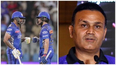 Virender Sehwag has issued a bold statement about the MI star (ANI-PTI) Virender Sehwag has issued a bold statement about the MI star (ANI-PTI)