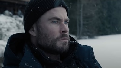 Chris Hemsworth in a still from Extraction 2. Chris Hemsworth in a still from Extraction 2.