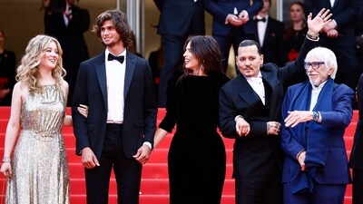 Director Maiwenn and cast members Pauline Pollman, Diego Le Fur, Johnny Depp and Pierre Richard pose. With a festival lined with some much-anticipated big-budget films, including James Mangold's Indiana Jones and the Dial of the Destiny and Martin Scorsese's Killers of the Flower Moon, the party is sure to go on. Stars set to hit Cannes' red carpet in the next week and a half include Natalie Portman, Leonardo DiCaprio, Cate Blanchett, Sean Penn, Alicia Vikander, the Weeknd and Scarlett Johansson.&nbsp; (REUTERS)