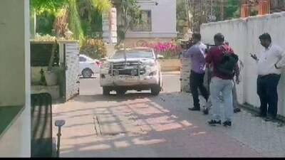 ED officials at LYCA Production office in Chennai. (ANI) ED officials at LYCA Production office in Chennai. (ANI)