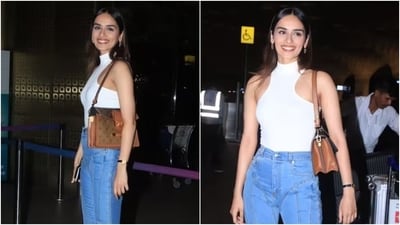 Manushi Chhillar leaves for Cannes Film Festival, where she will make her debut this year. Manushi Chhillar leaves for Cannes Film Festival, where she will make her debut this year.