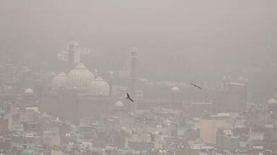 Old Delhi covered in a layer of dust. (HT Photo | Sanchit Khanna)
