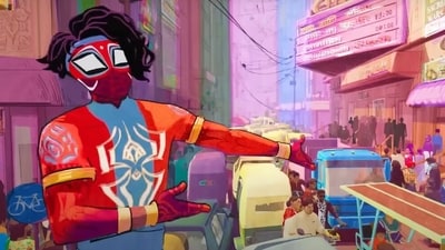 Karan Soni voices Pavitr Prabhakar in the English version of Spider-Man: Across the Spider-Verse. Karan Soni voices Pavitr Prabhakar in the English version of Spider-Man: Across the Spider-Verse.