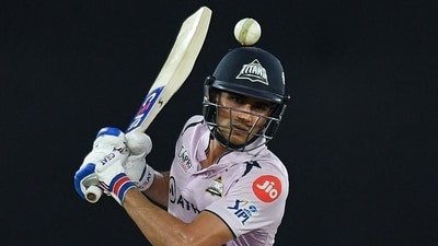 Gujarat Titans' Shubman Gill plays a shot during the Indian Premier League (IPL) Twenty20 cricket match against Sunrisers Hyderabad (AFP) Gujarat Titans' Shubman Gill plays a shot during the Indian Premier League (IPL) Twenty20 cricket match against Sunrisers Hyderabad (AFP)