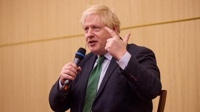 Boris Johnson: Former British Prime Minister Boris Johnson is seen. (Reuters)
