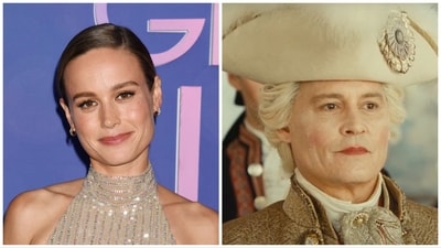 Brie Larson responded to a question about Johnny Depp's opening night film during the press conference at the Cannes Film Festival. Brie Larson responded to a question about Johnny Depp's opening night film during the press conference at the Cannes Film Festival.