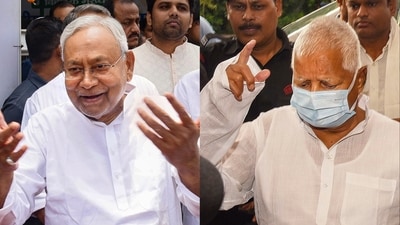 Bihar chief minister Nitish Kumar and RJD supremo Lalu Prasad Yadav. (PTI) Bihar chief minister Nitish Kumar and RJD supremo Lalu Prasad Yadav. (PTI)