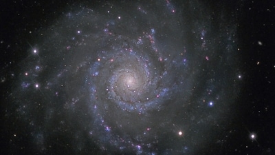 Positioned in the constellation Pisces, M74 is a spiral galaxy estimated to house around 100 billion stars. (Astrox pic)