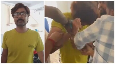 Ram Charan's fans beat up a man over his comments against Upasana Konidela. Ram Charan's fans beat up a man over his comments against Upasana Konidela.