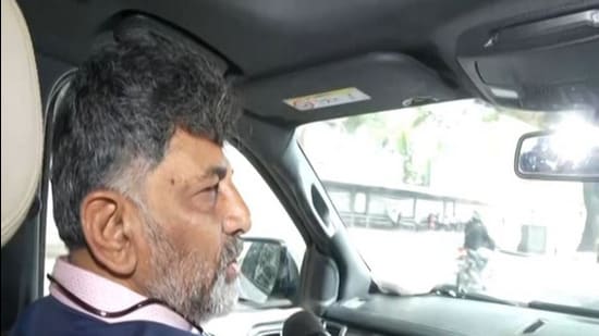 Karnataka Congress chief DK Shivakumar. (ANI)