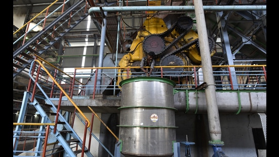 Many sugar mills in the state are turning to other revenue generation options such as ethanol production. (HT FILE PHOTO)