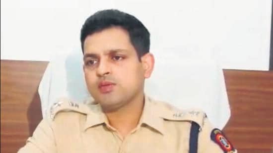 Mumbai, India - March 22, 2022: Deputy Commissioner of Police (DCP) Saurabh Tripathi suspended by Maharashtra home department after being booked in the Angadia extortion case, in Mumbai, India, on Tuesday, March 22, 2022. (HT Photo) (Hindustan Times)