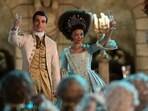 Queen Charlotte: A Bridgerton Story stars India Amarteifio and Corey Mylchreest. Queen Charlotte: A Bridgerton Story stars India Amarteifio and Corey Mylchreest.